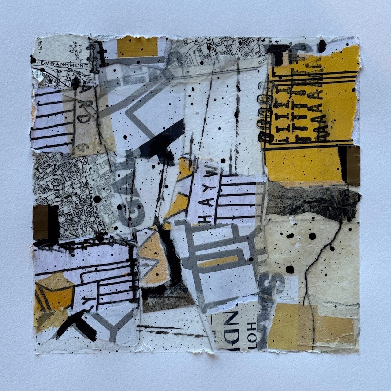 Mixed media collage