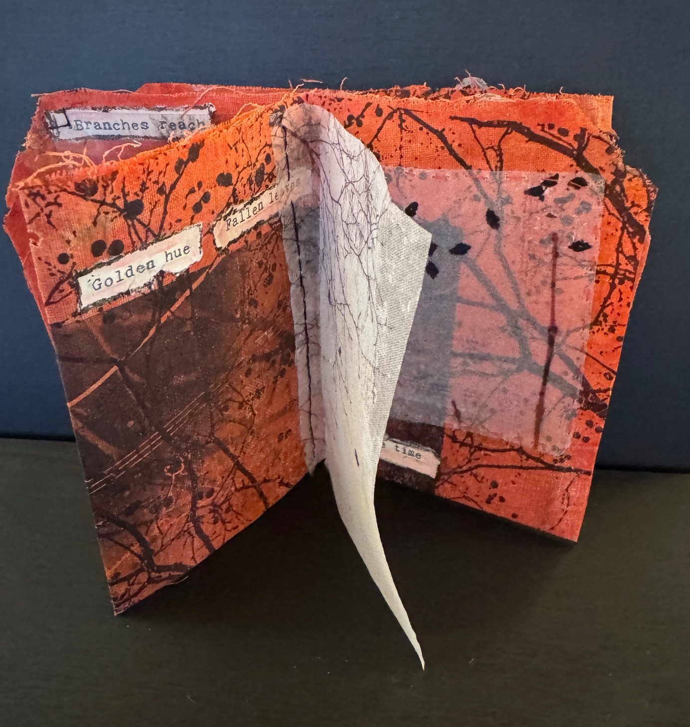 Repurposed book cover