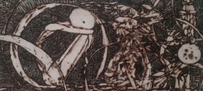 Here’s, depicting a child coming to life. And we have elements that are trying to either oppose that or tolerate that fact. But the child is not alone, as we have a bubble wrapped around the child protecting the child from potential harm.