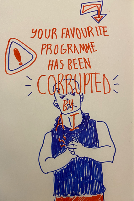 kind of shitty drawing