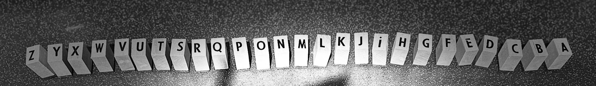 Back to front alphabet