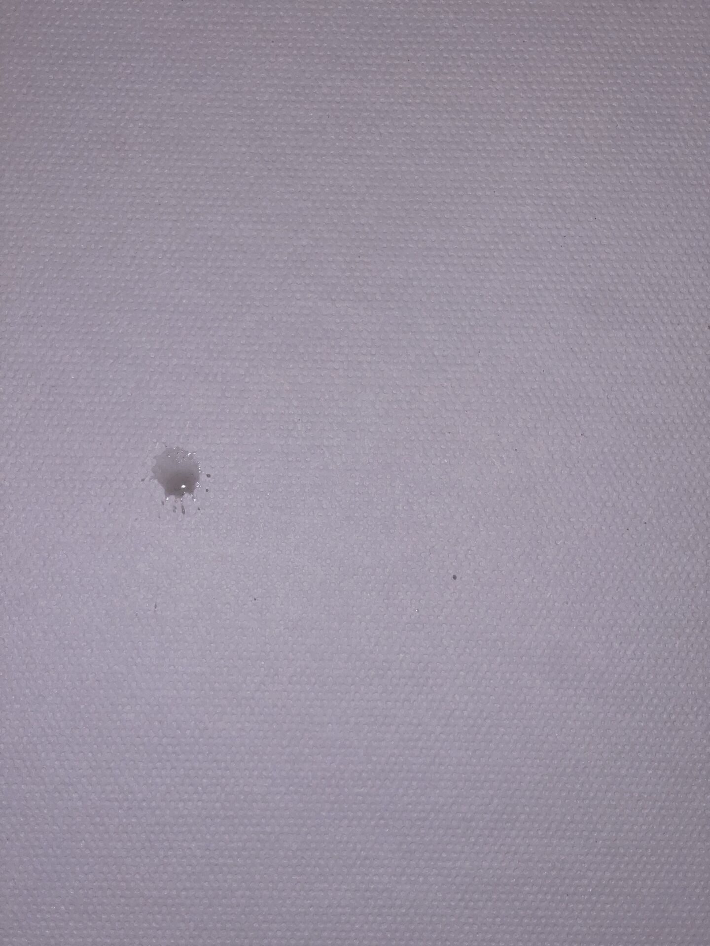 A minimalist conceptual work featuring a single tear on a stark, textured surface. Created for the prompt 