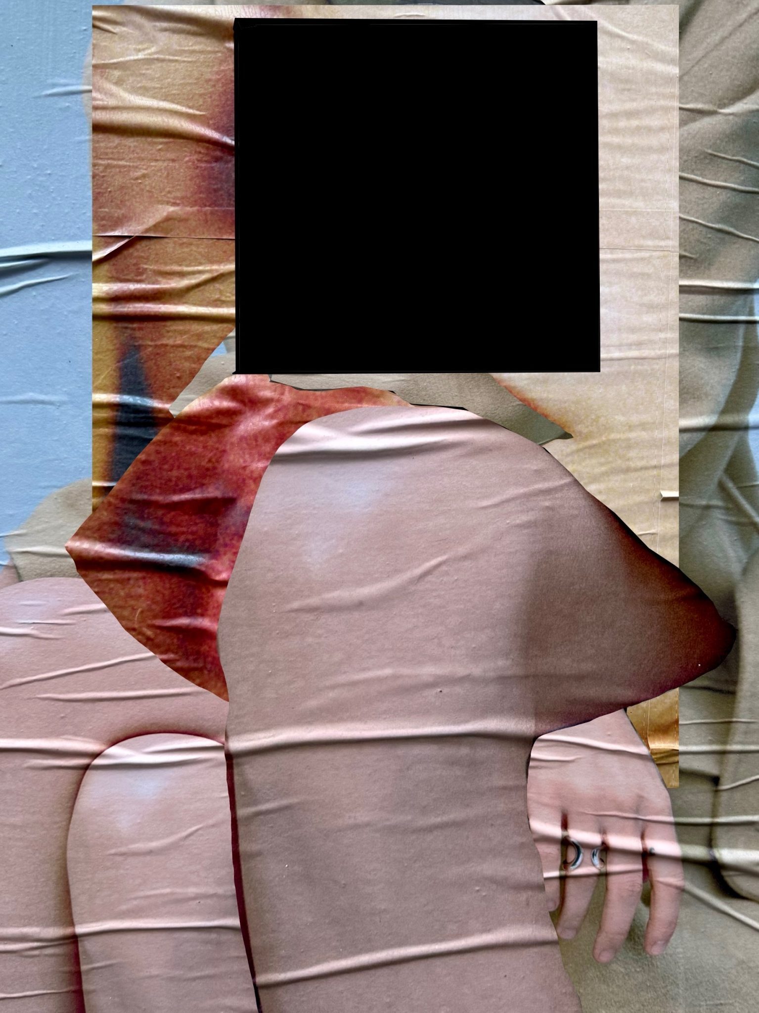 Abstract analogue & digital collage