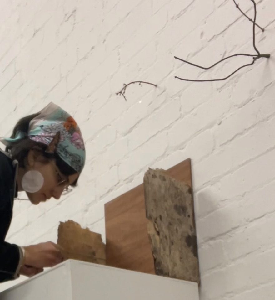 A picture of me working on a new installation