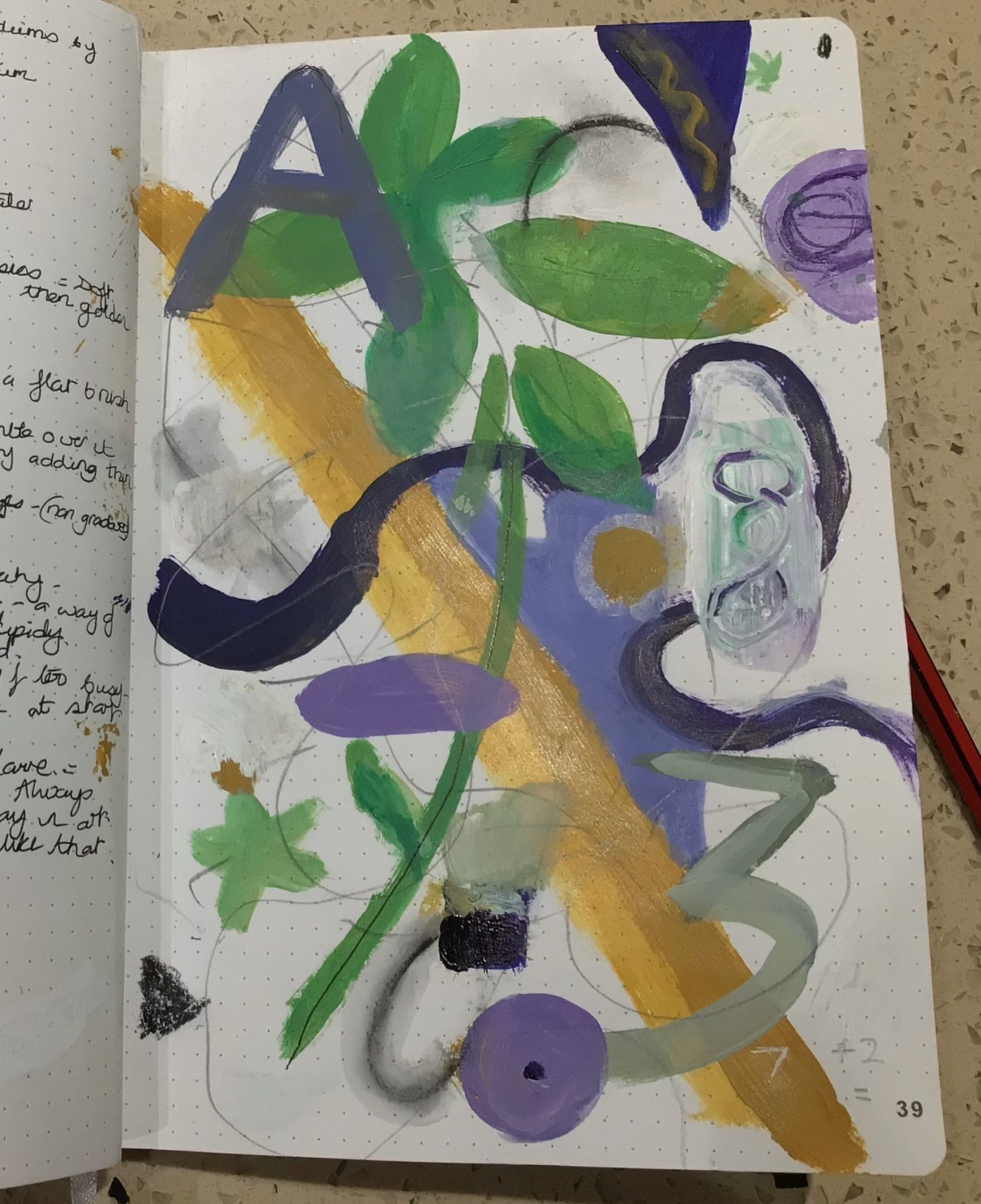 Abstract art made from art prompt