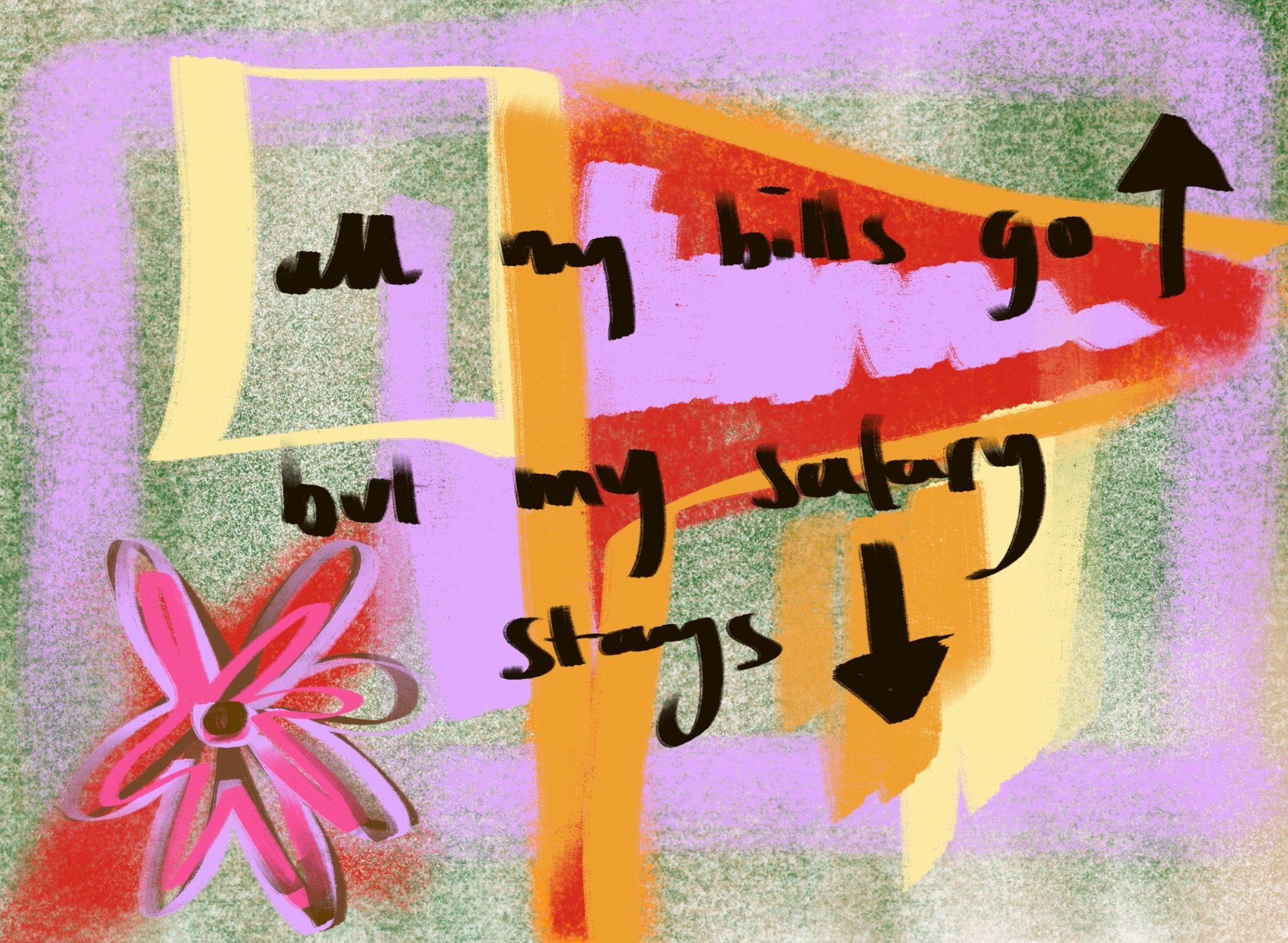 Red flag - we can't afford our bills