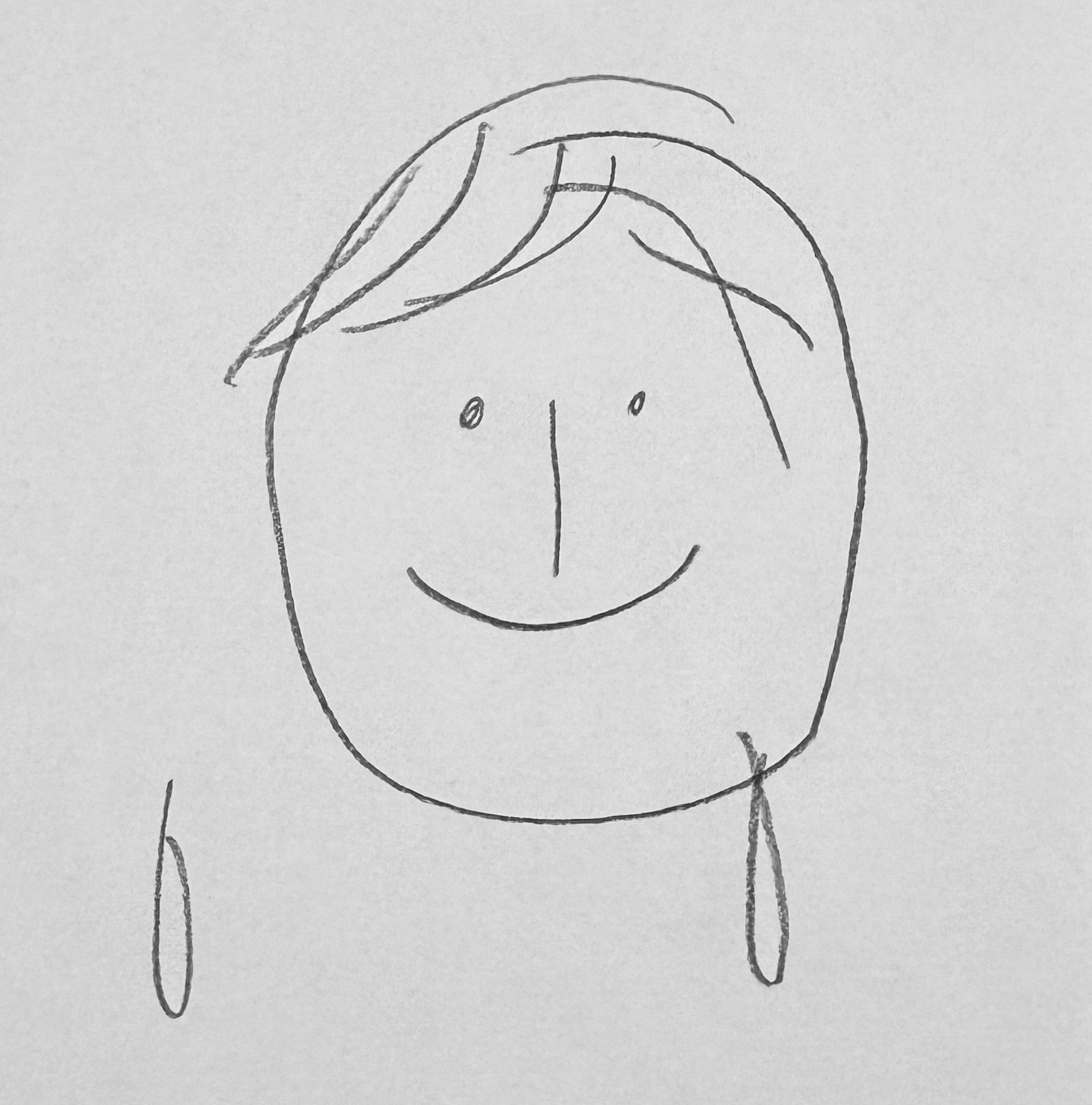 Drawn with my eyes shut!