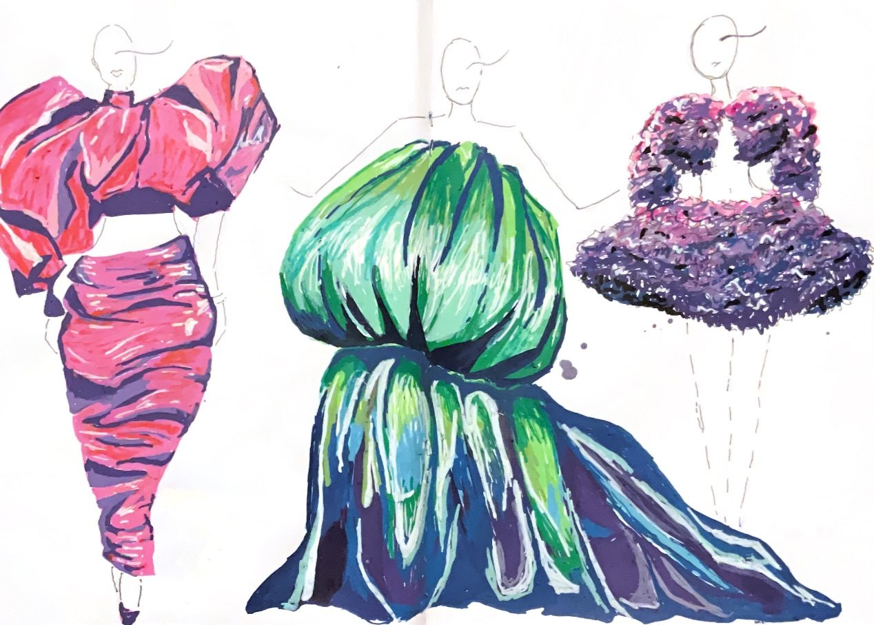 Acrylic pen - Christian Siriano AW26