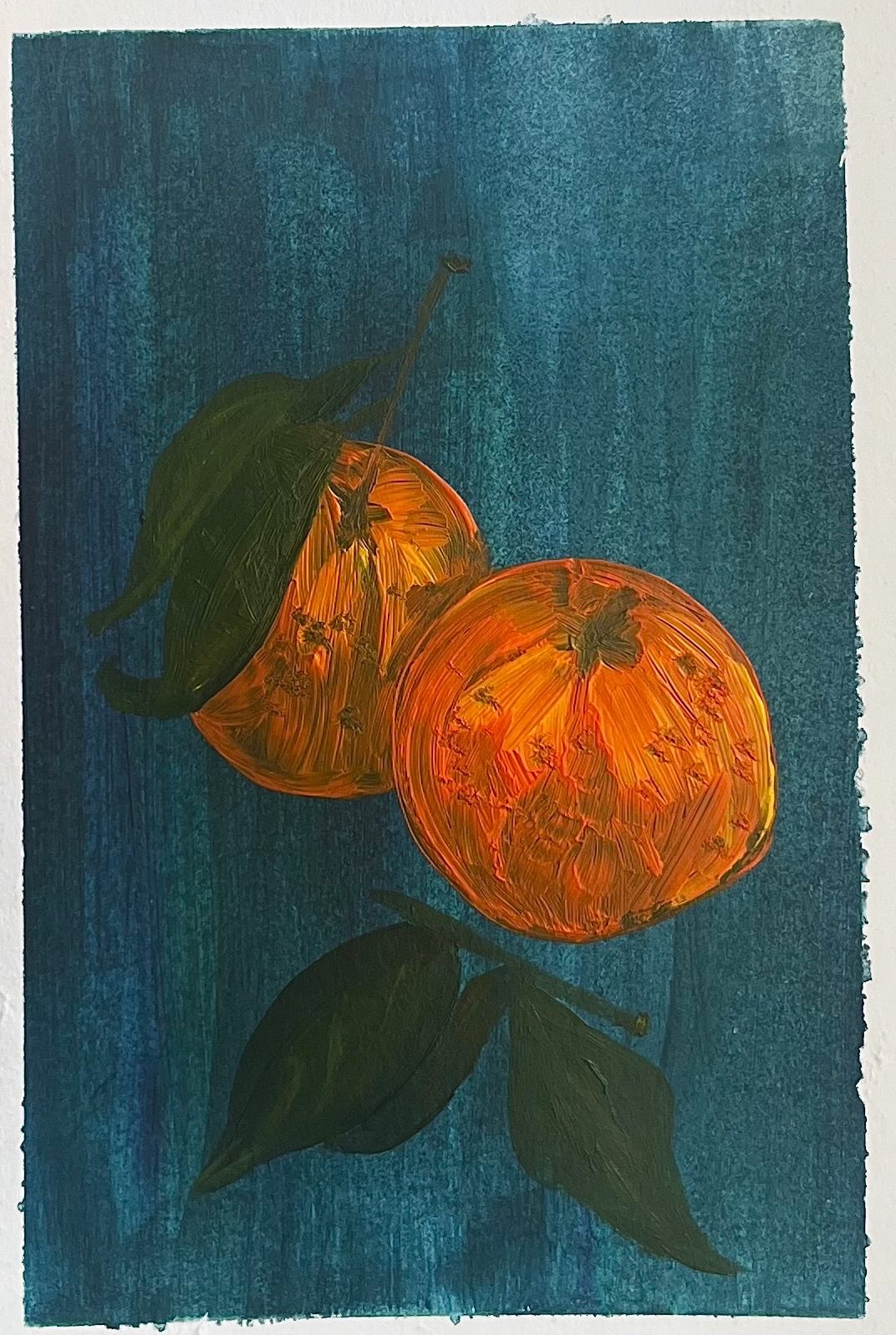 Acrylic oranges