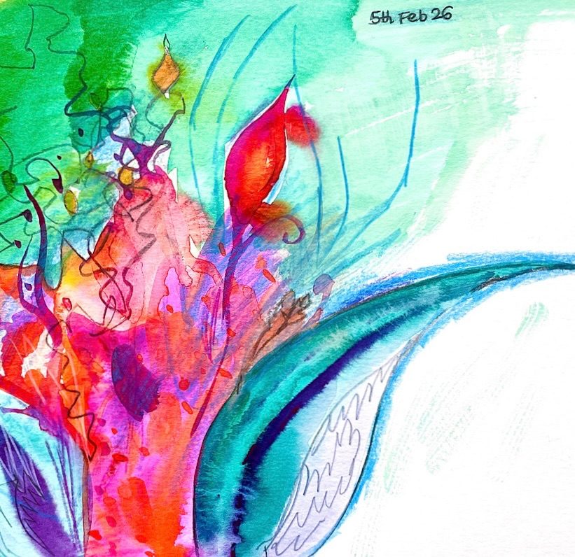 A flower like painting