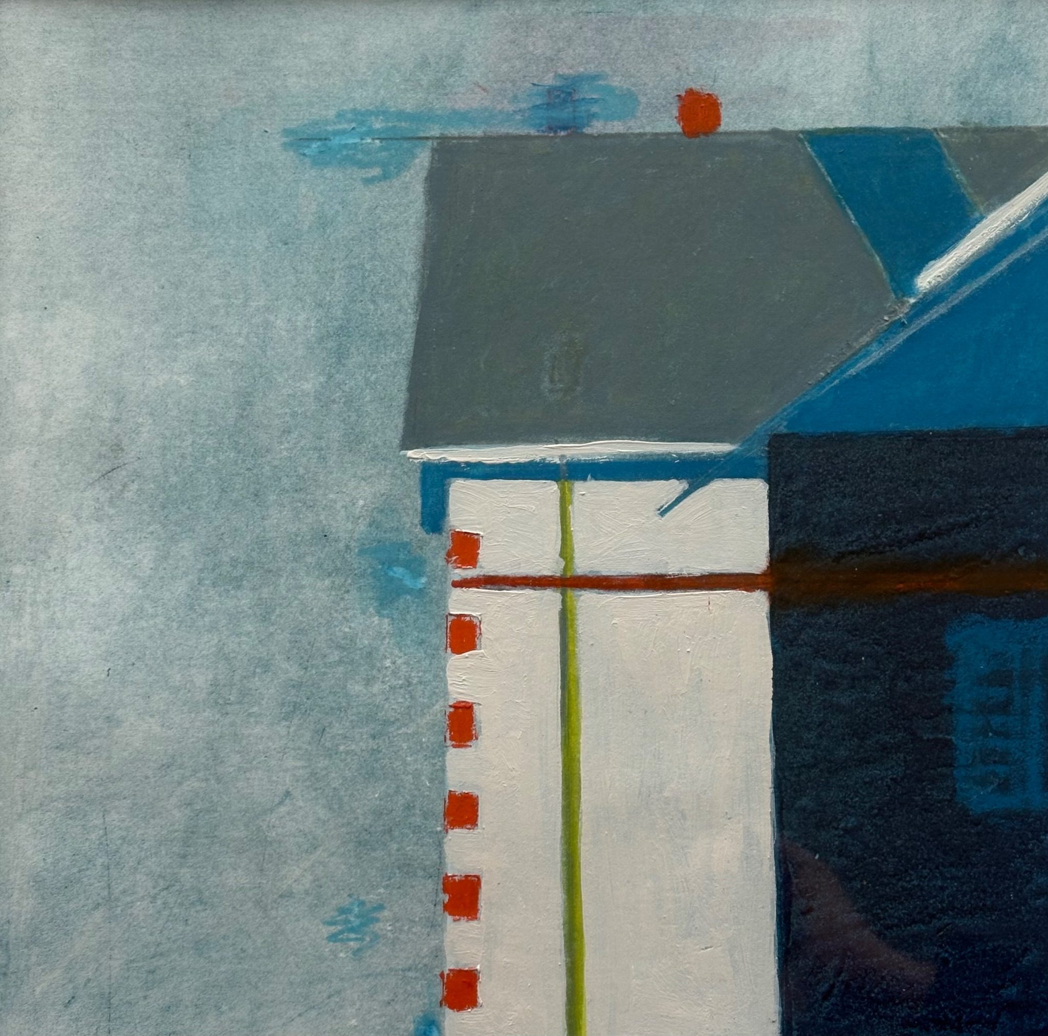 Coloured carborundum etching