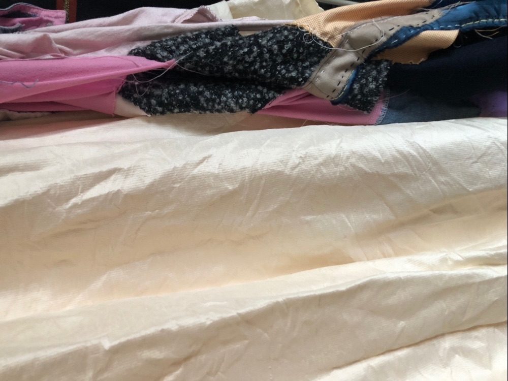 details of handmade textile work