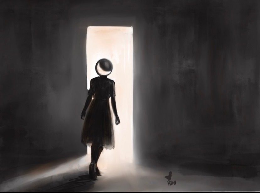 A meditation on cyclical completion, where identity yields to cosmic timing at the edge of transformation.