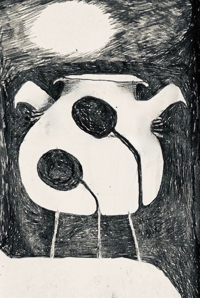 drawing based on fast food packing