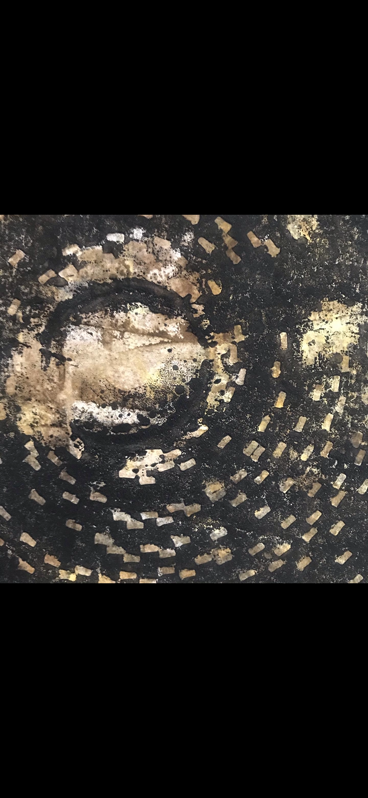 Print of an antique music disc