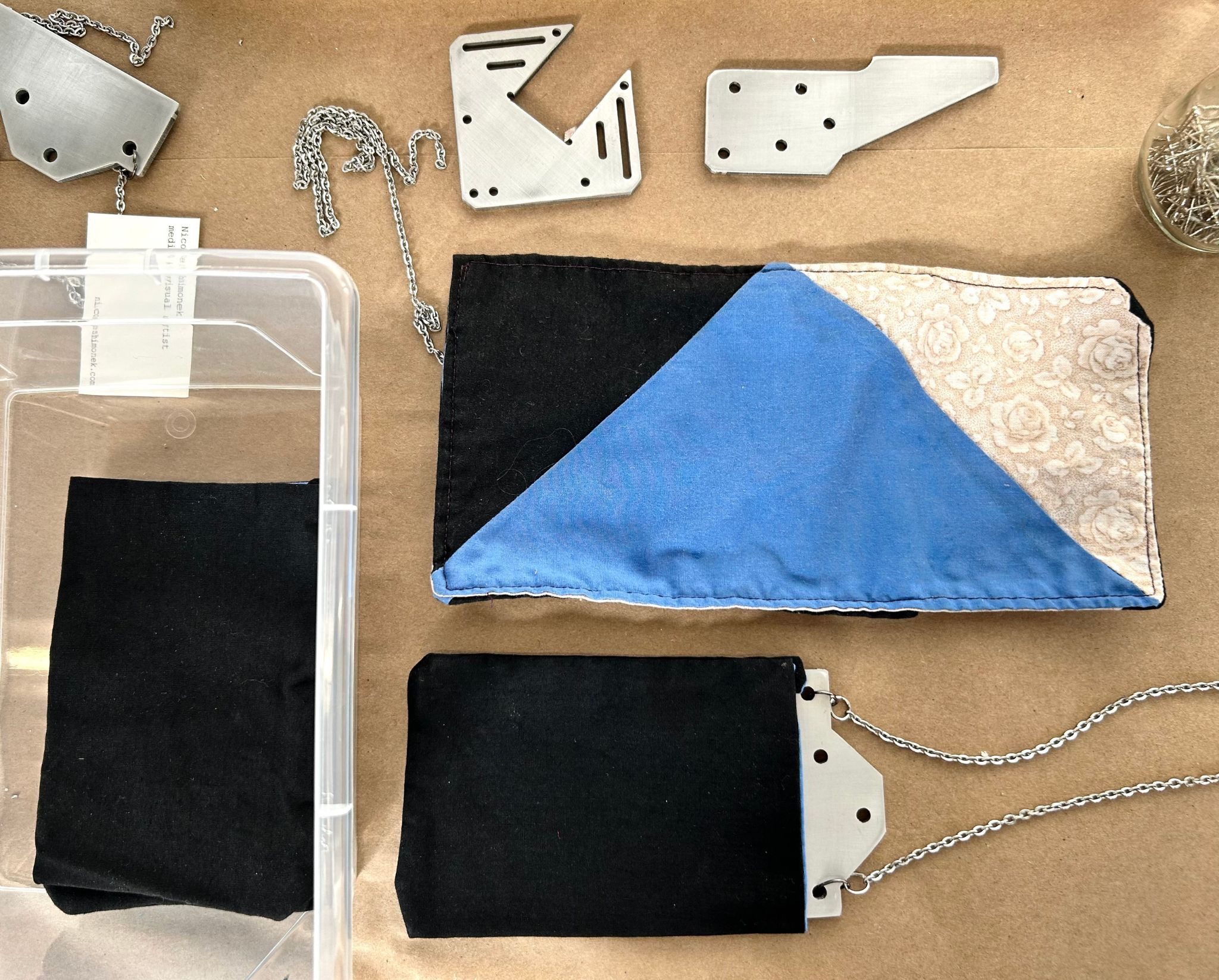 Image of necklaces being packaged