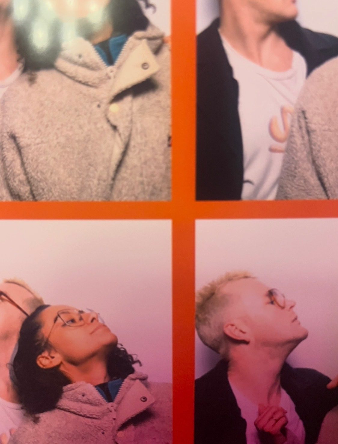 Photo Booth portraits improvised loosely after Lee Miller’s self portraits currently exhibiting at Tate