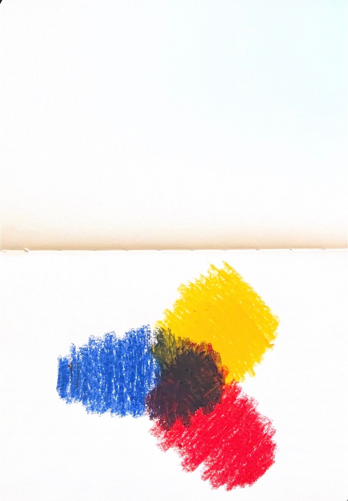 Oil pastels to make black