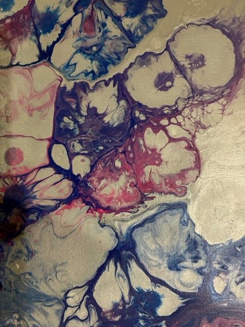 Original work , acrylic on canvas, 30cm by 30 cm