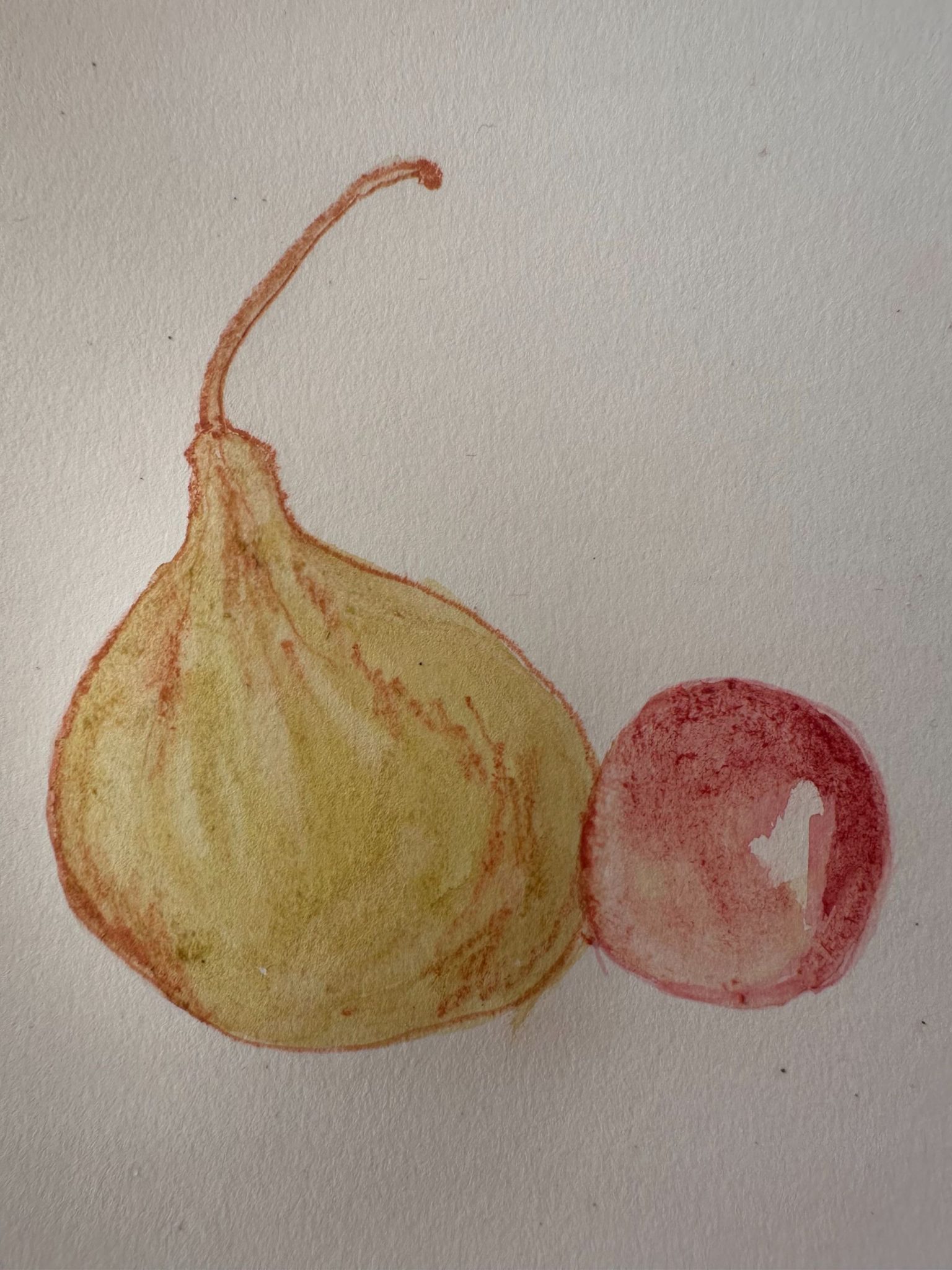 pear and plum