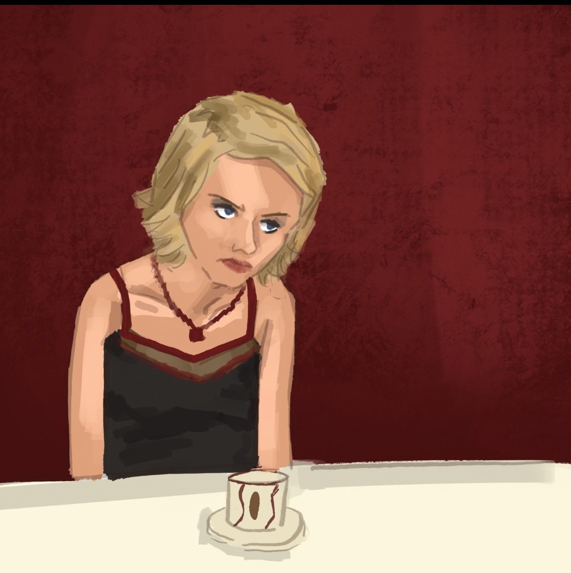 Day 1 was very busy for me I managed a little drawing on my lunch break since I saw Mulholland drive in cinema last night :))  it’s been months since I’ve last drawn but I hope this challenge helps me get back into art