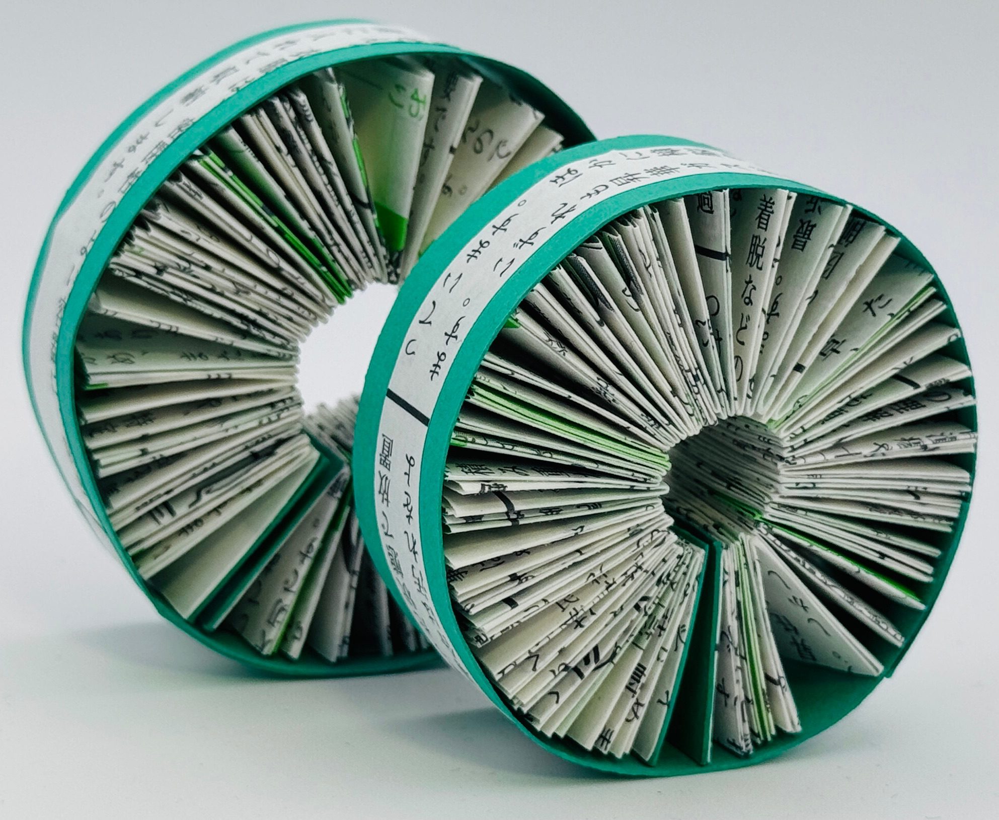 Artist book made from vintage Japanese books.