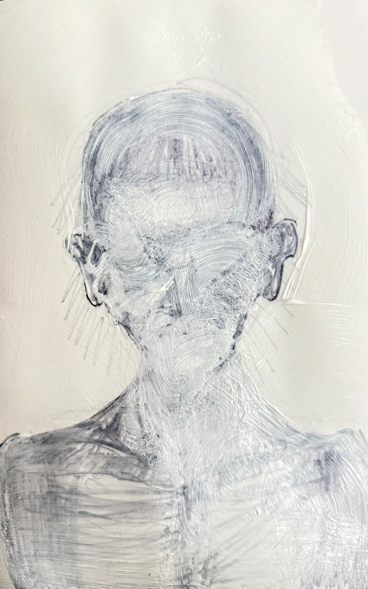 Pen and acrylic on paper