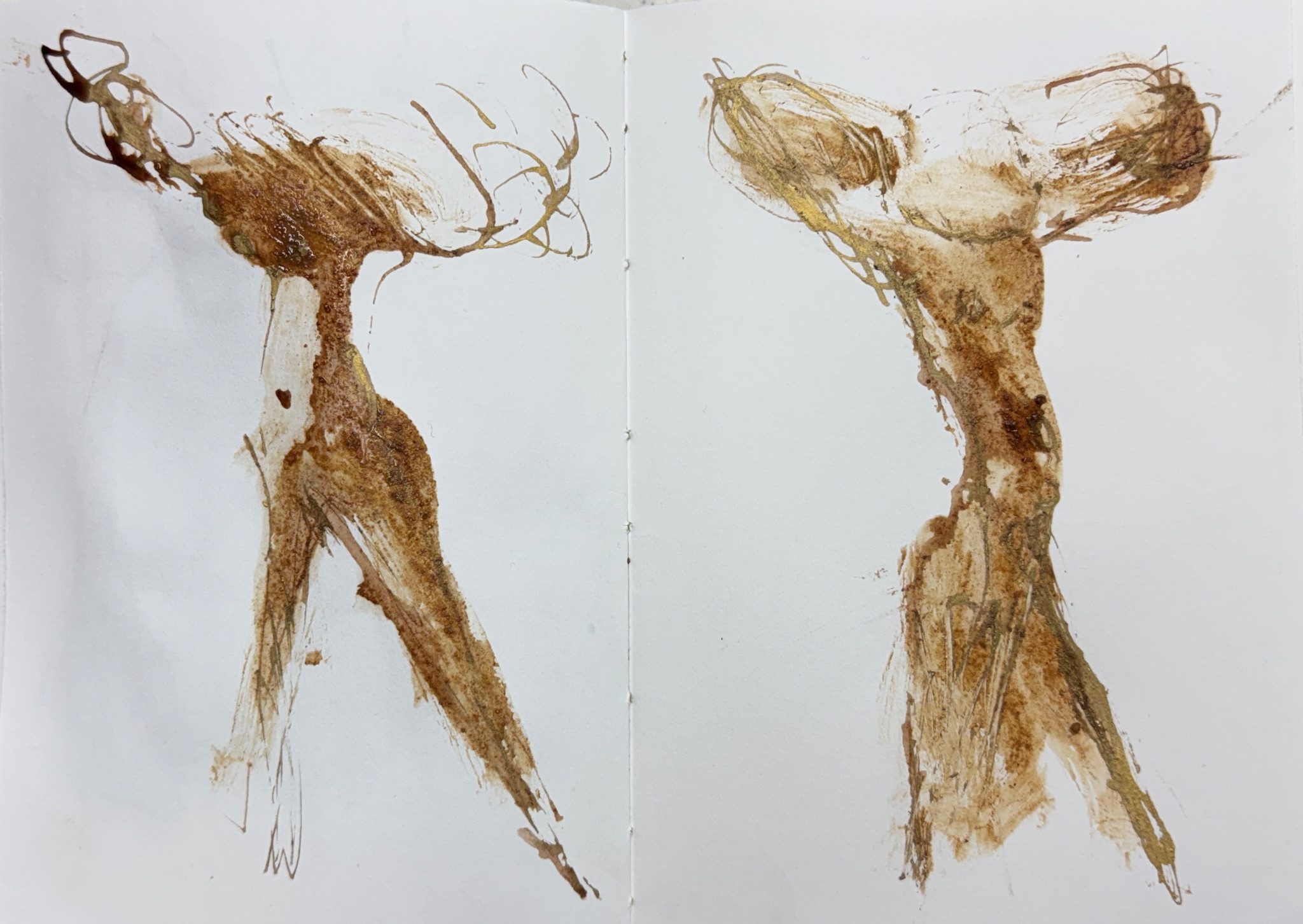 Drawing of tree/woman hybrids