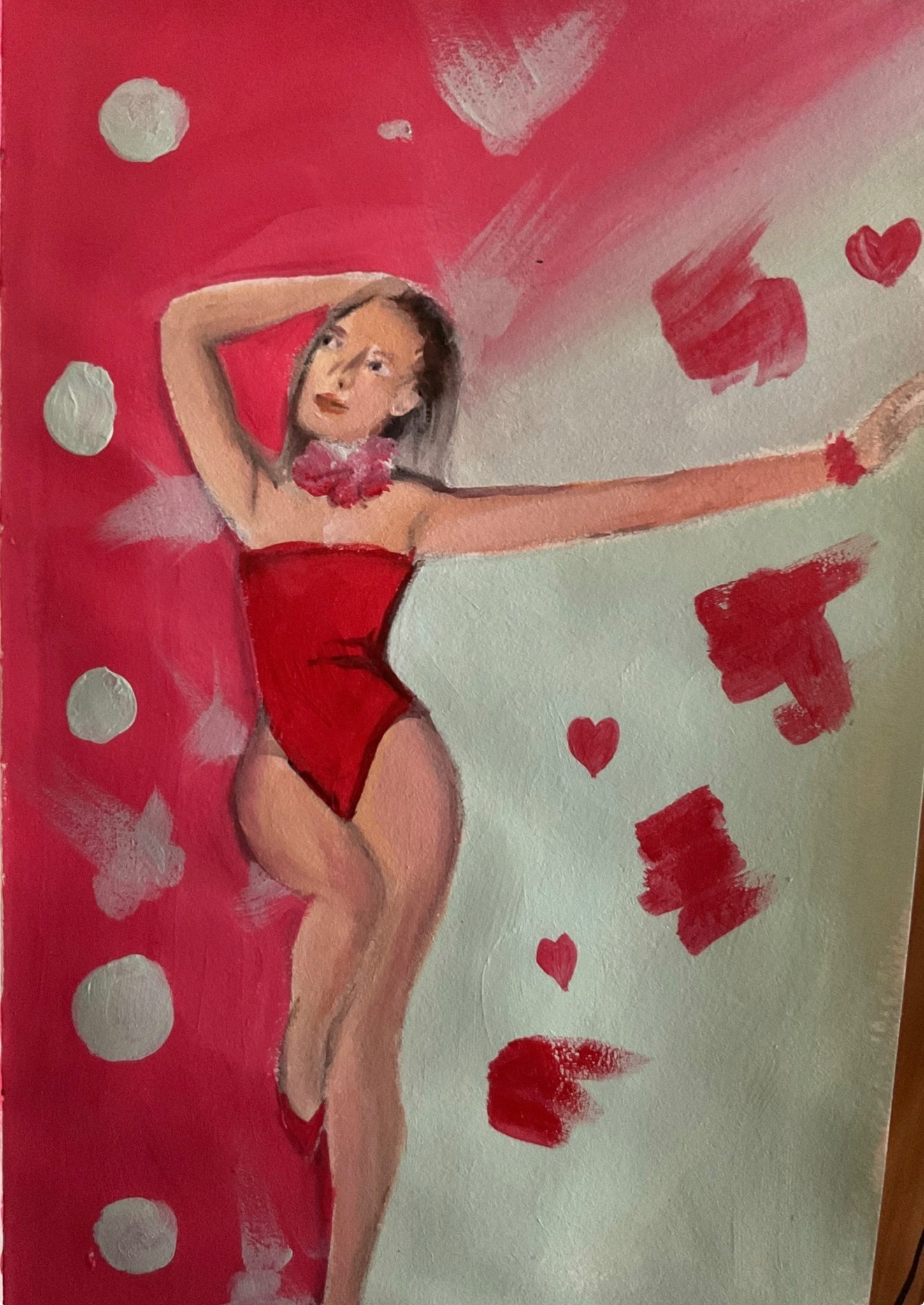 I’ve been in a rot lately and the boldness in this piece reminds me to keep moving,move my body challenge my mind and explore