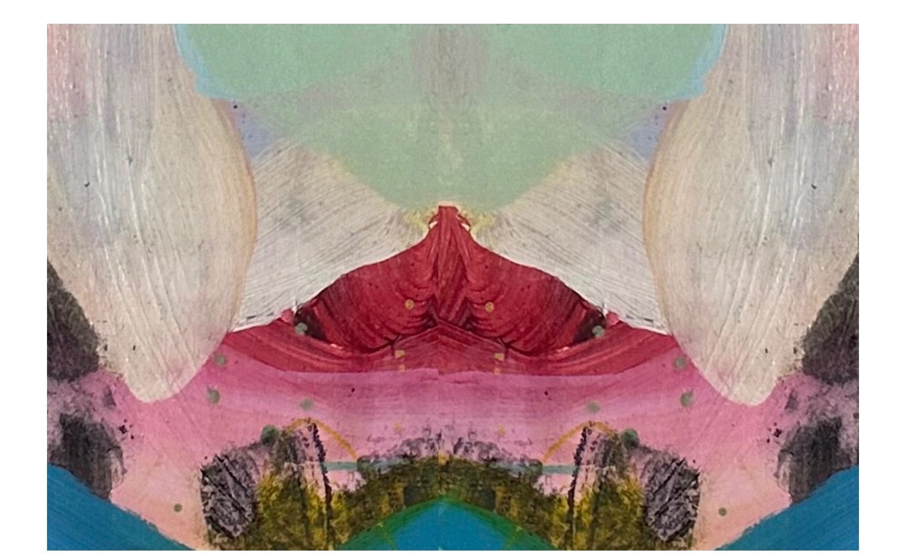 Acrylic on paper collage