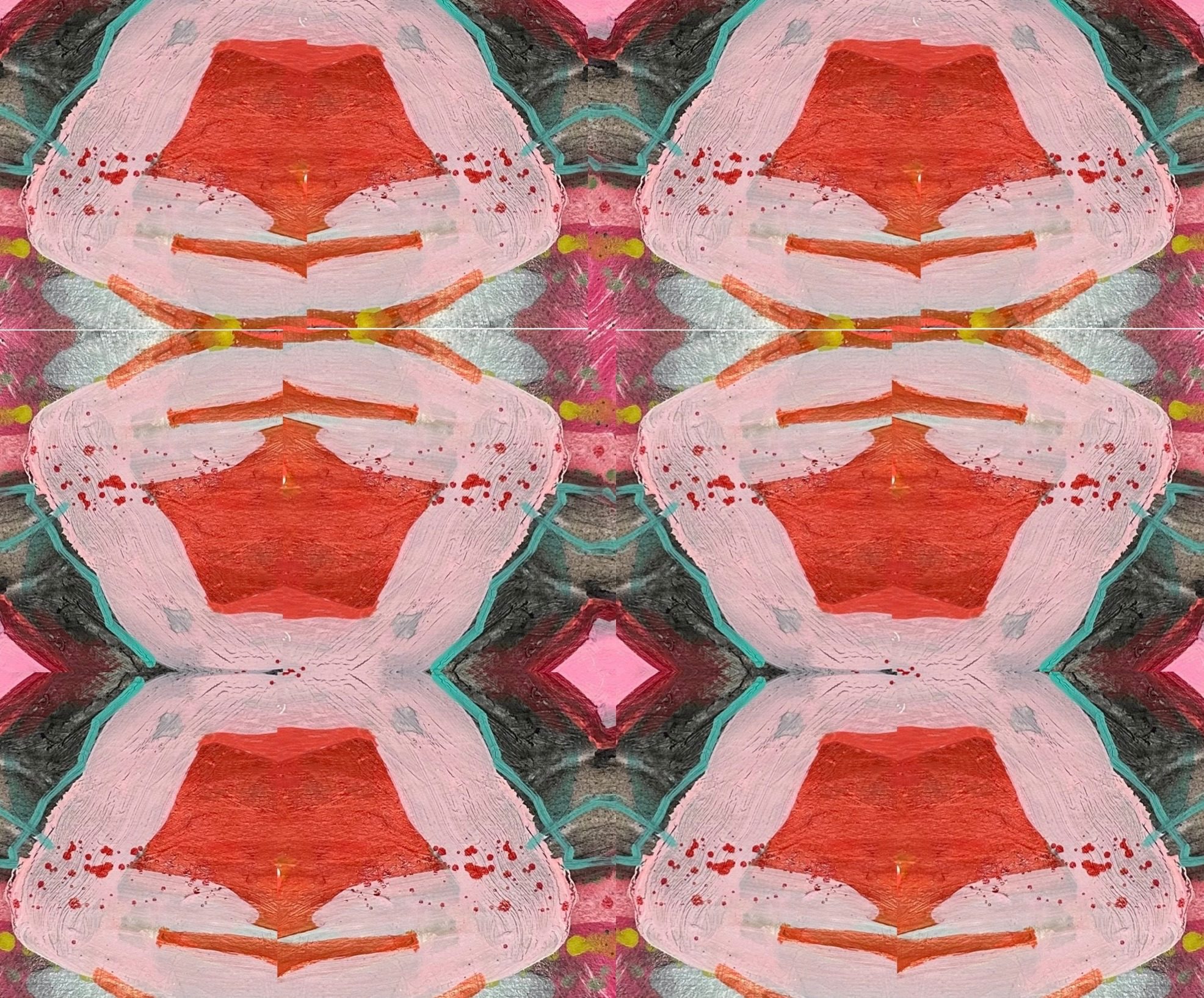 Acrylic painting/ collage