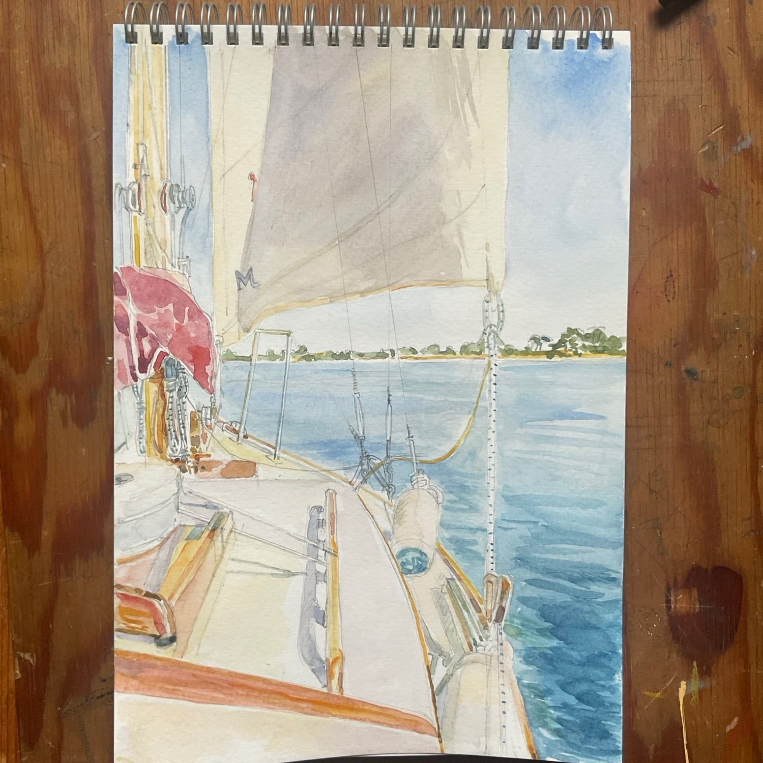 Classic Boat “Leading Wind” explores Chichester Harbour - a work in progress