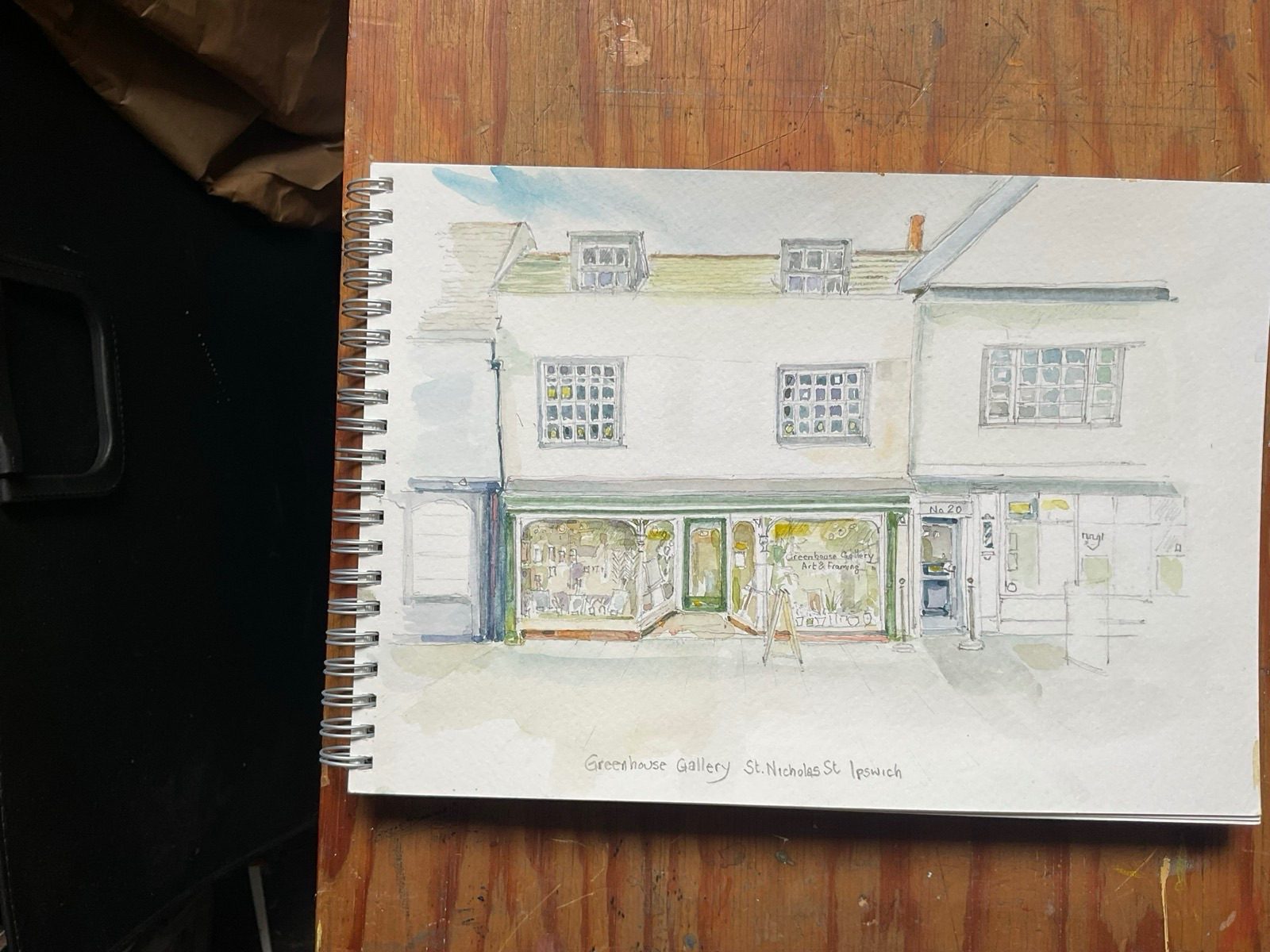 GREENHOUSE GALLERY : St Nicholas Street, Ipswich UK. I have a couple of drawings for sale here. The show that finishes tomorrow.