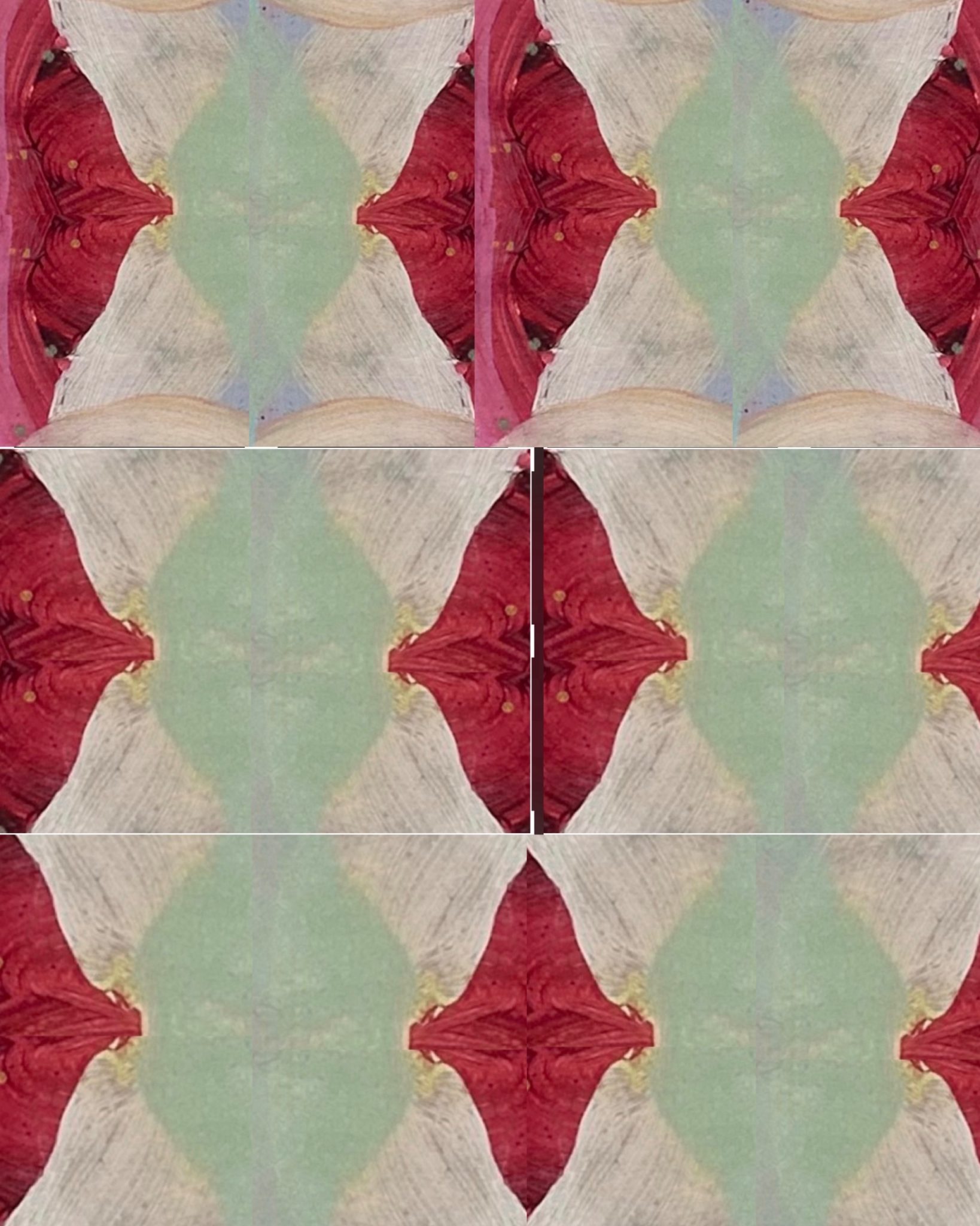 Acrylic/ digital collage