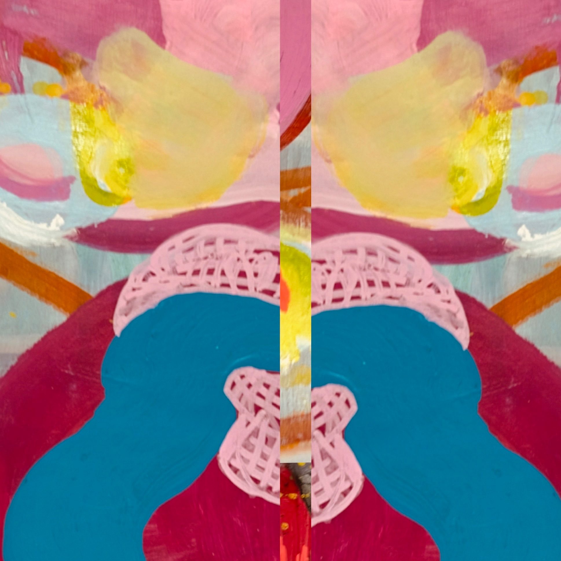 Acrylic digital collage