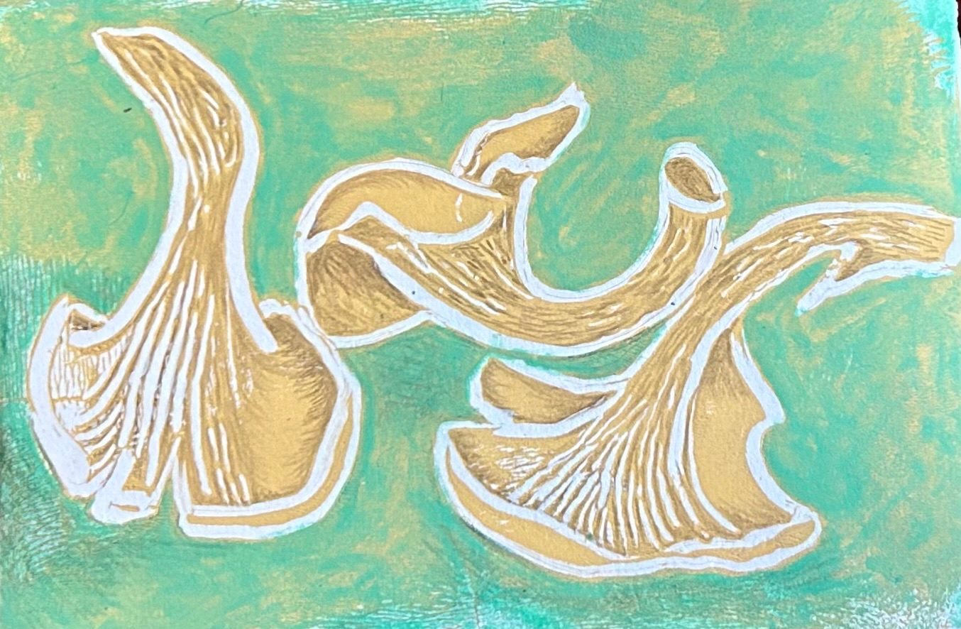 Print with Mixed media