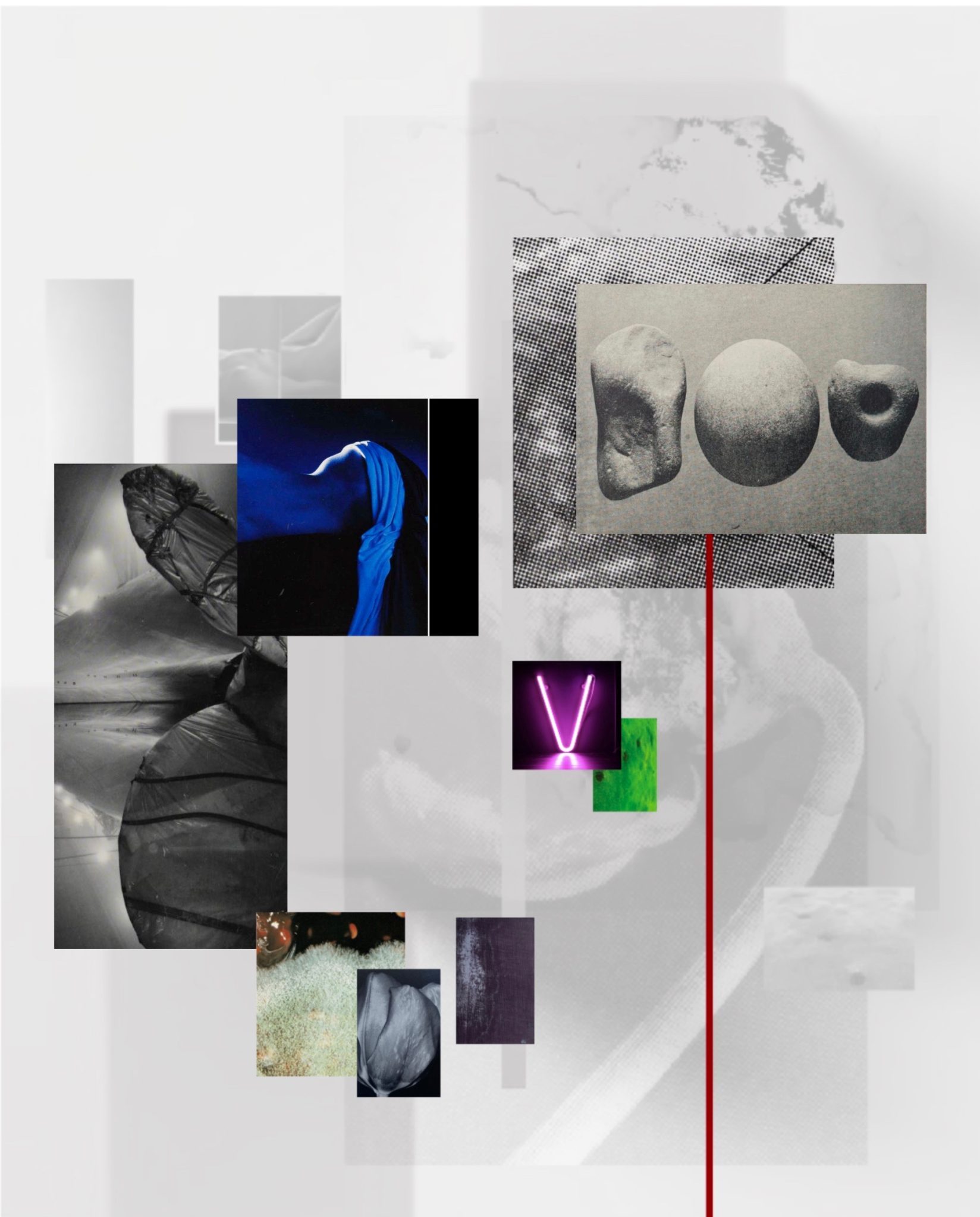 Collage of photographic remnants