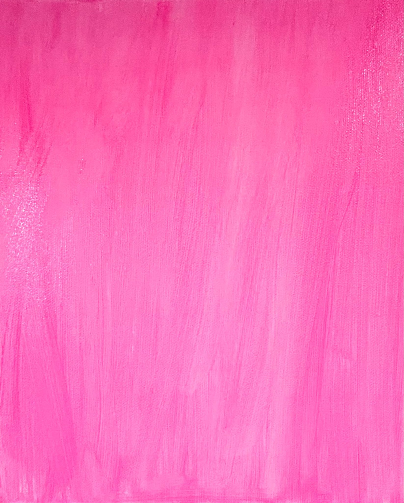 Pink acrylic paint on canvas