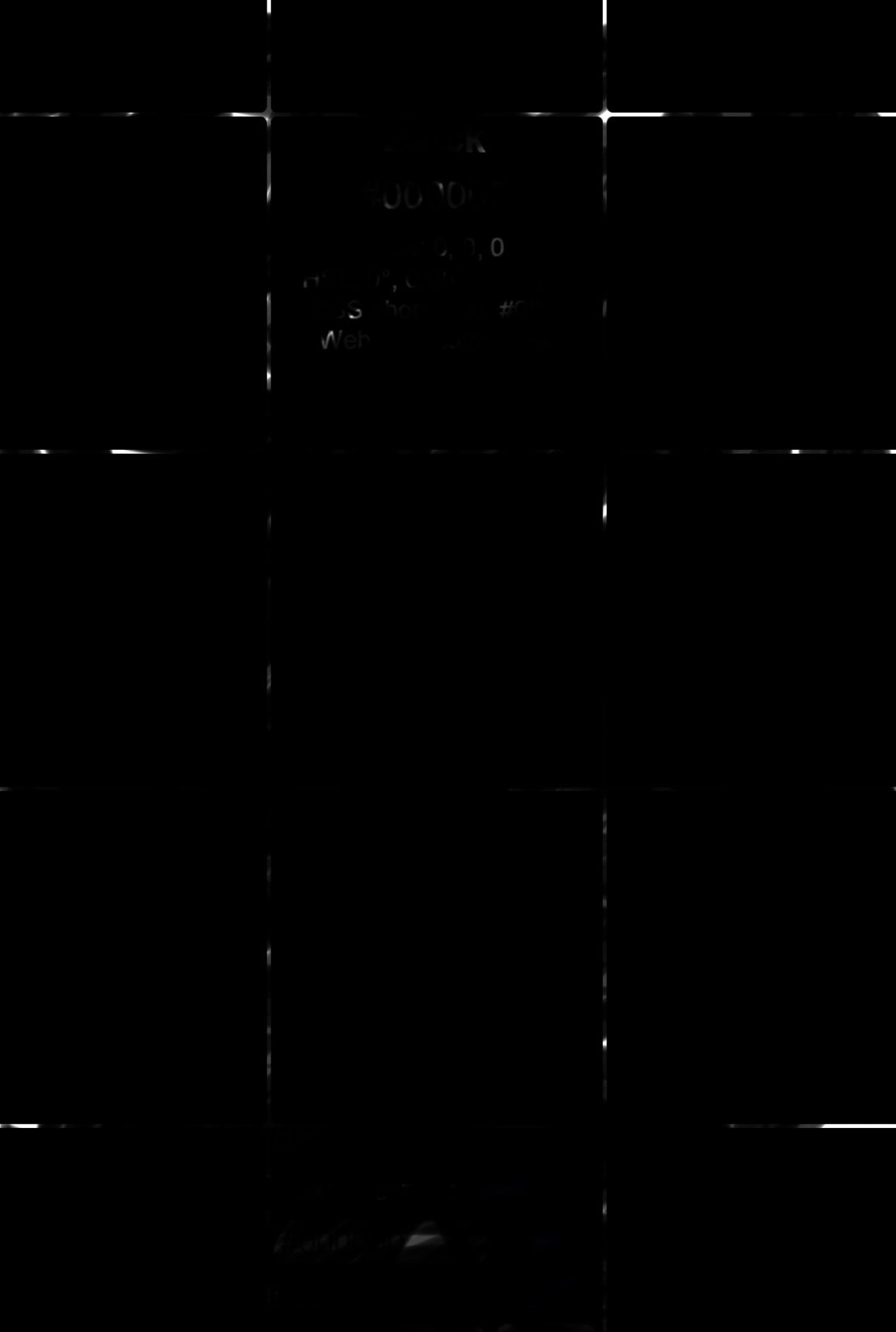 A white matrix is scribbled over with a black pen on a black background background