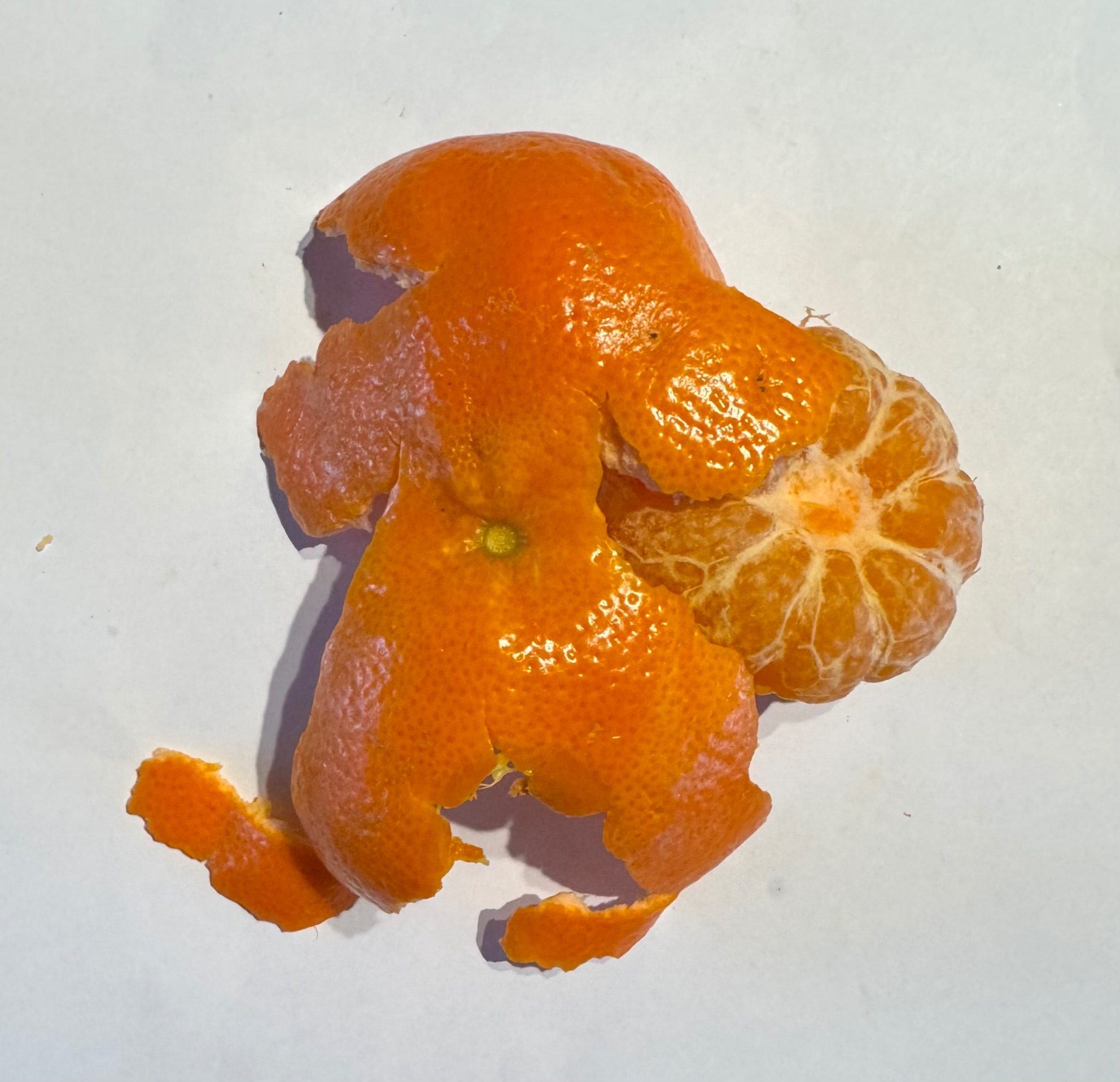 Tangerine peel with tangerine