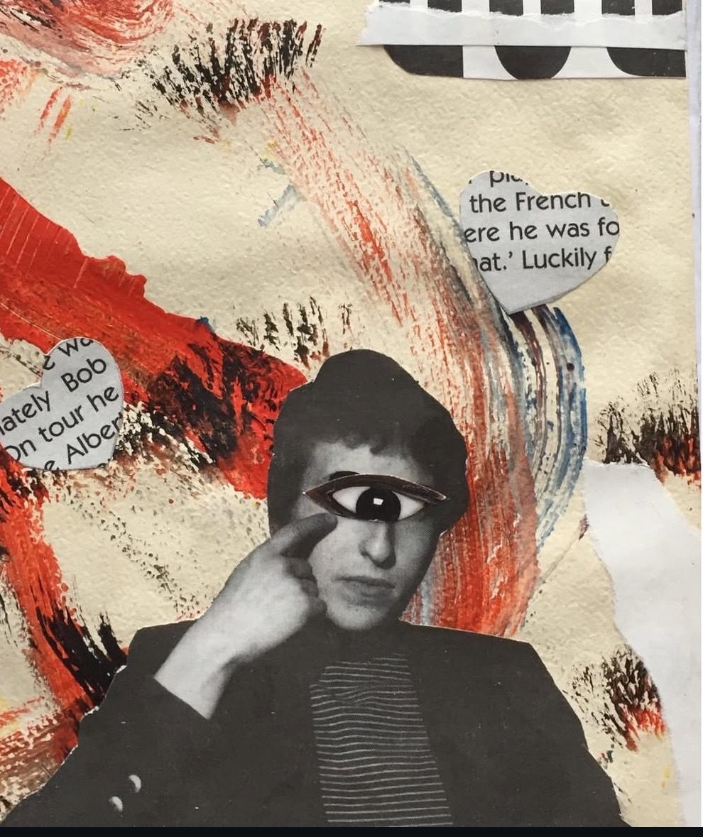 Collage inspired by music