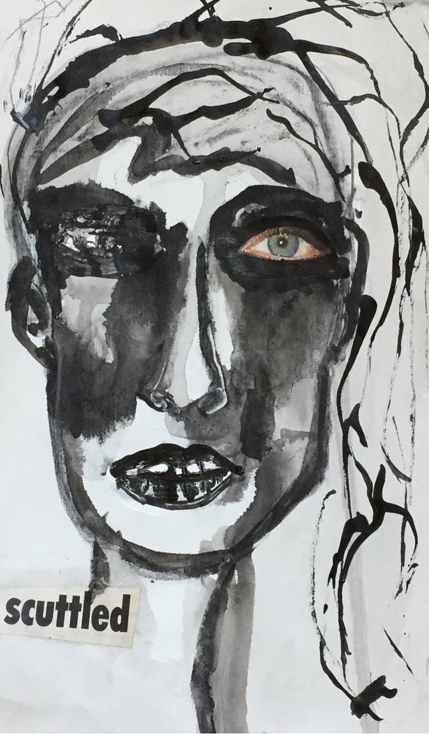 Abstract face painting