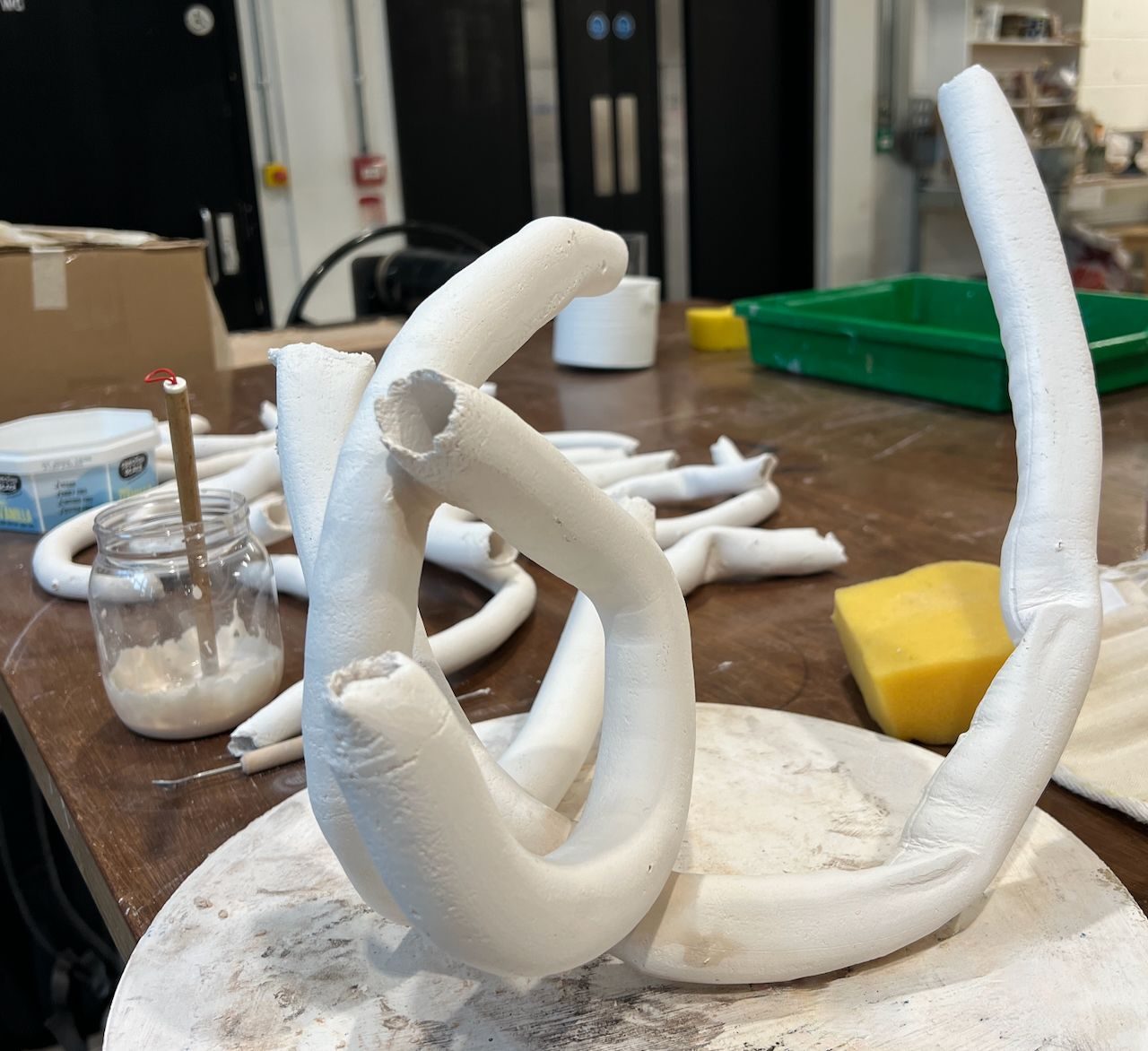 ceramic tubes joined together