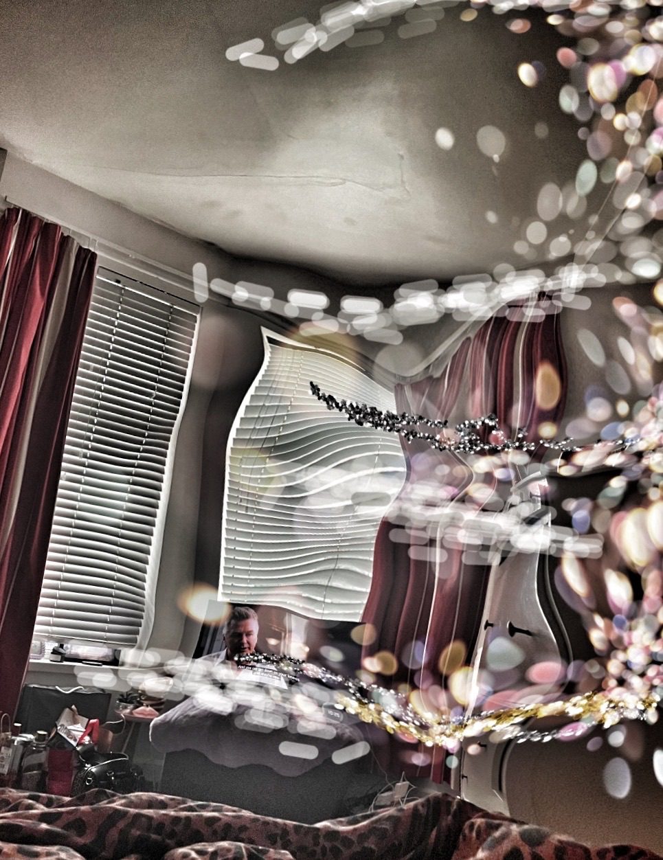 My POV of what I see when I have a migraine - I get chronic migraines and a lot of my work is made with vision impaired.