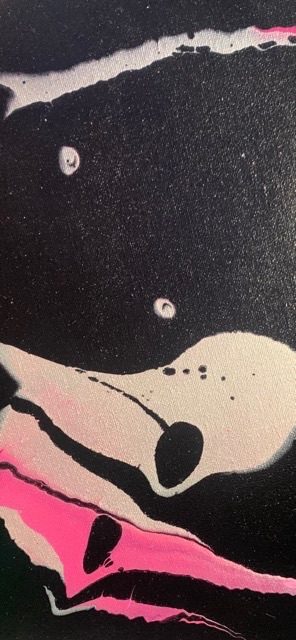 Original, acrylic on round canvas , 40 cm