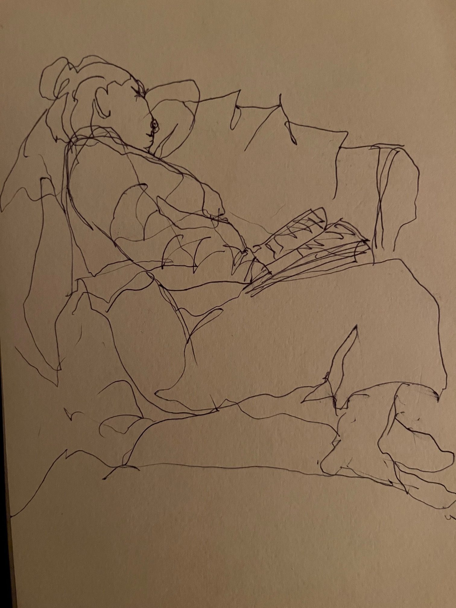 Continuous line 1 minute