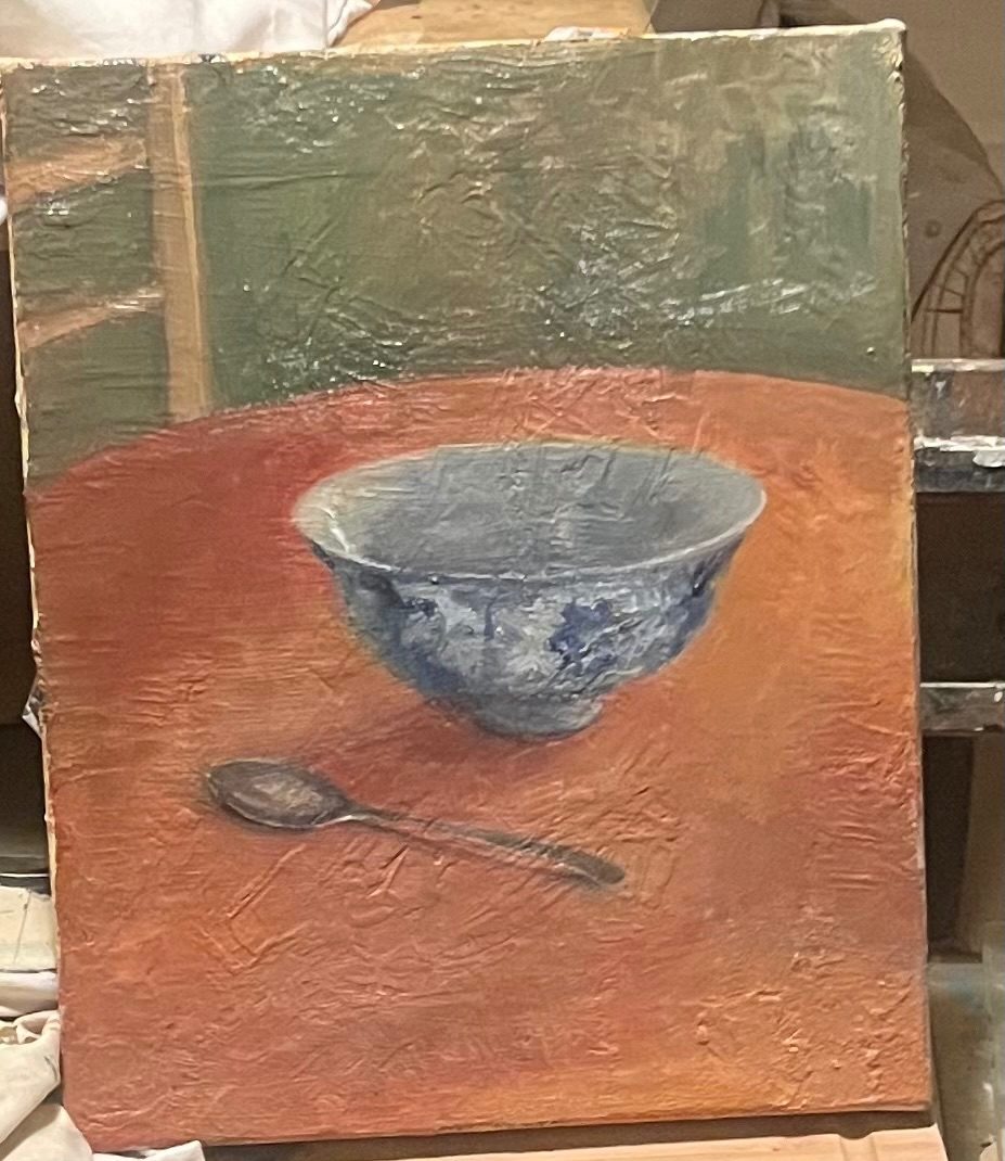 Oil on board