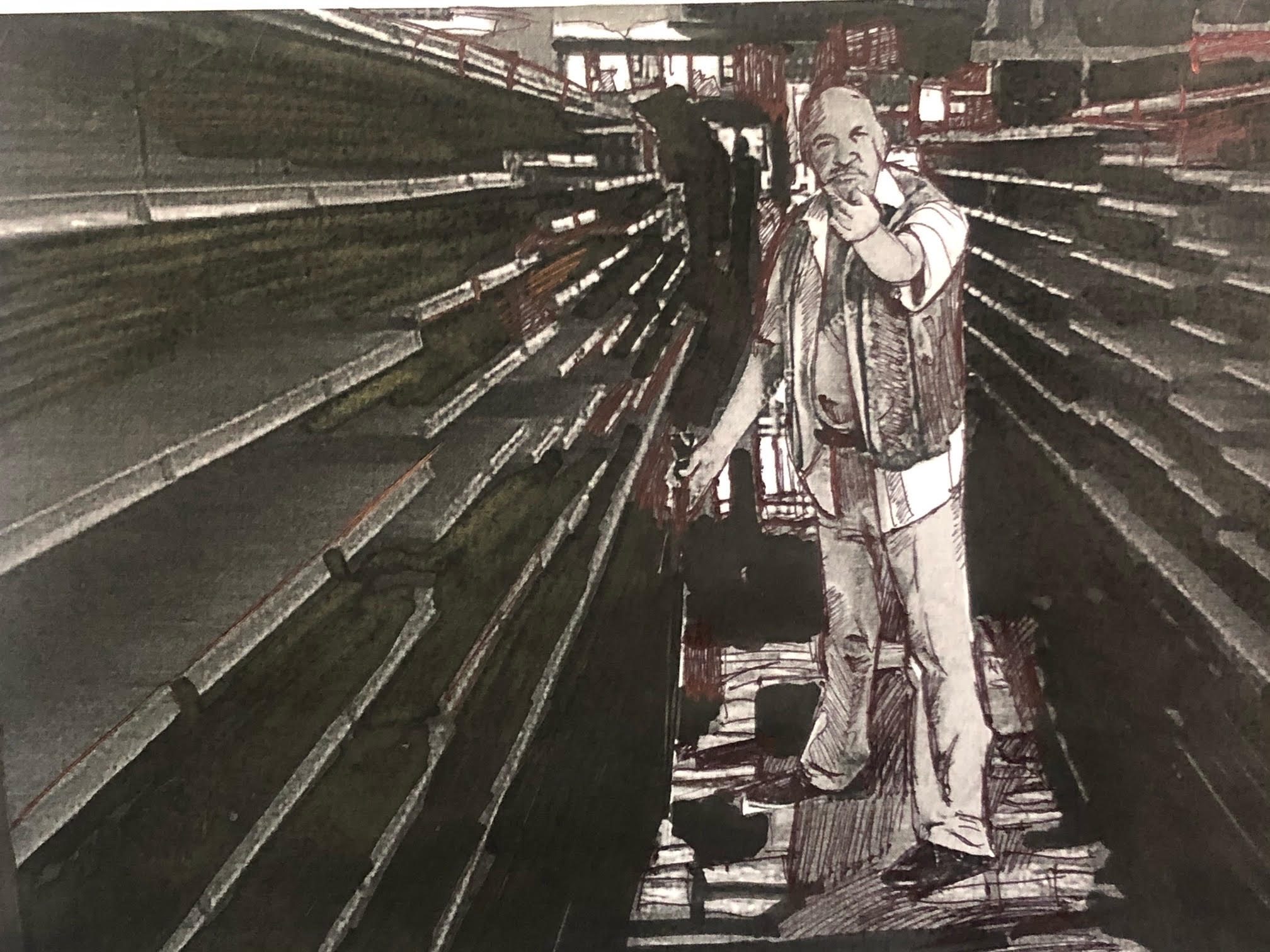 Man looking into the camera