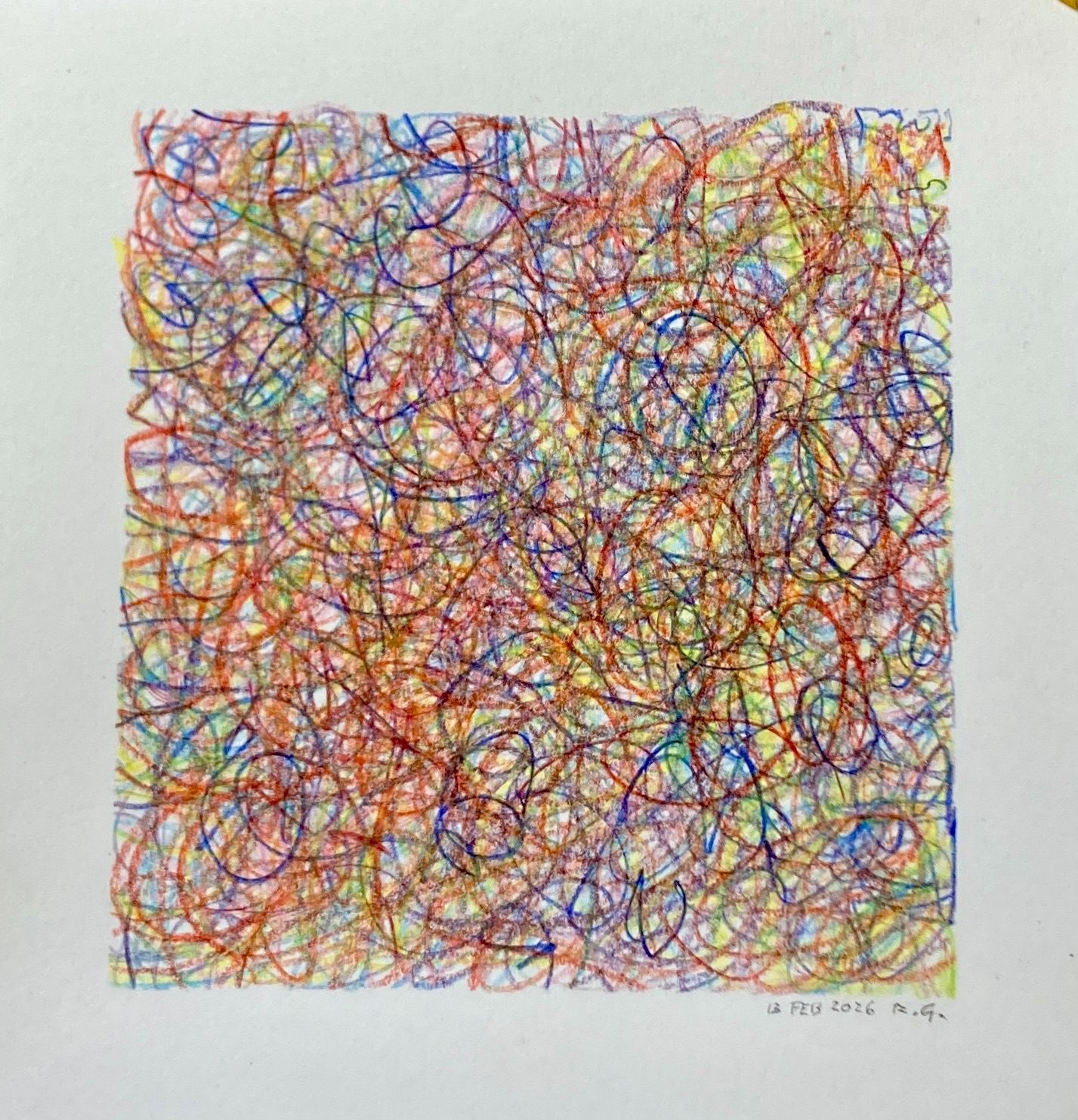 colour pencils on paper / sketchbook