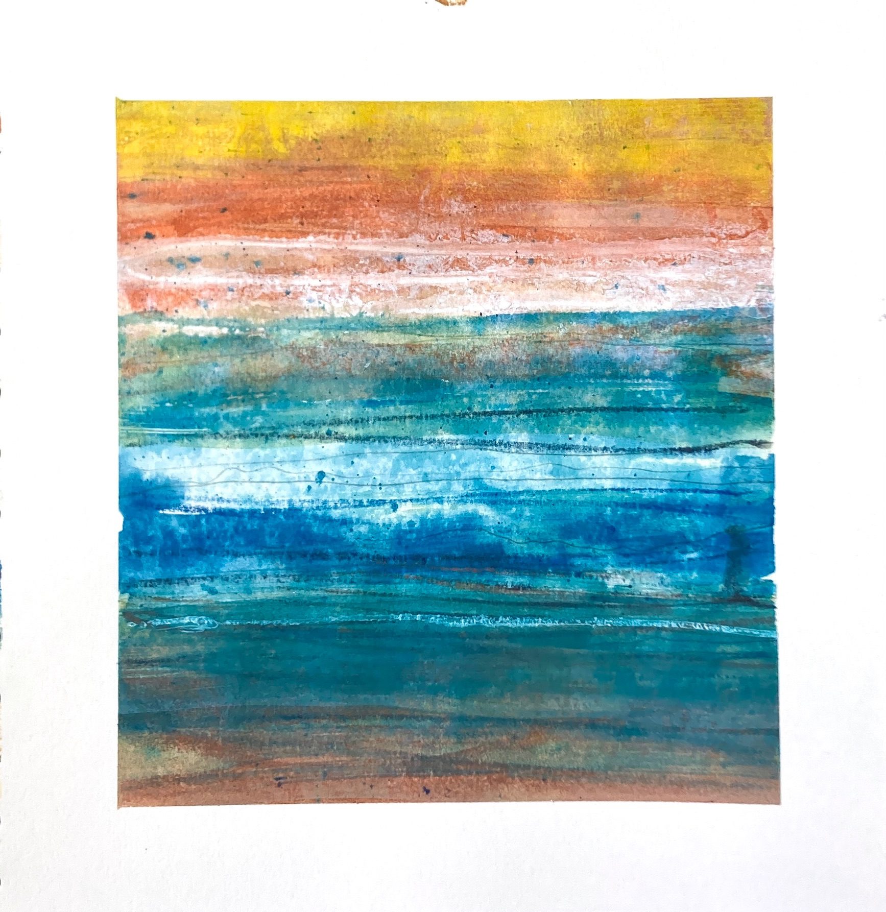 Acrylic inks on paper / sketchbook